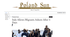 Desktop Screenshot of polandsun.com