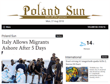 Tablet Screenshot of polandsun.com